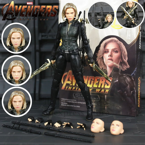 Marvel Avengers 3 Infinity War Black Widow 6"