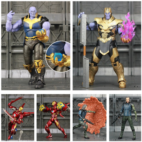 Marvel Endgame Thanos Iron Man MK50 MK85 Mark 85 6" Action Figure