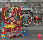 Marvel Endgame Thanos Iron Man MK50 MK85 Mark 85 6" Action Figure
