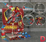Marvel Endgame Thanos Iron Man MK50 MK85 Mark 85 6" Action Figure