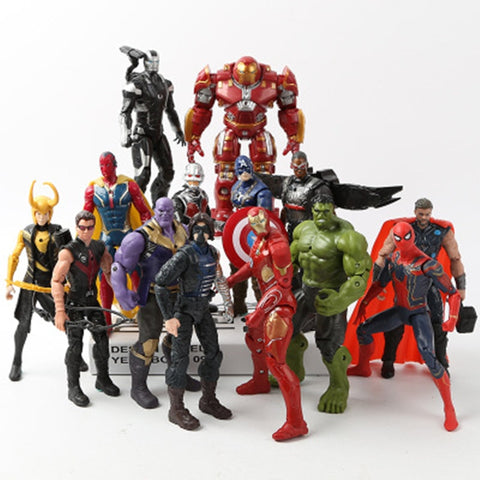 Marvel Avengers 3 infinity war Movie Super Heros Captain America Ironman Spiderman hulk thor Superhero Action Figure