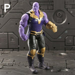 17cm Super Heroes Avengers 3 Infinity War Movable Joints Thanos Black panther Action Figures