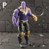 17cm Super Heroes Avengers 3 Infinity War Movable Joints Thanos Black panther Action Figures
