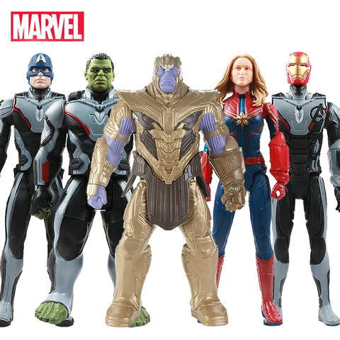 30cm Marvel The Avengers 4 Endgame Thanos Hulk Iron Man Captain America Black Panther Action Figure