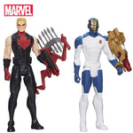 12'' Marvel Avengers Titan Hero Series Iron Man Hawkeye Spiderman With Weapon Collection Action Figurines