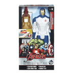 12'' Marvel Avengers Titan Hero Series Iron Man Hawkeye Spiderman With Weapon Collection Action Figurines