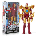 12'' Marvel Avengers Titan Hero Series Iron Man Hawkeye Spiderman With Weapon Collection Action Figurines