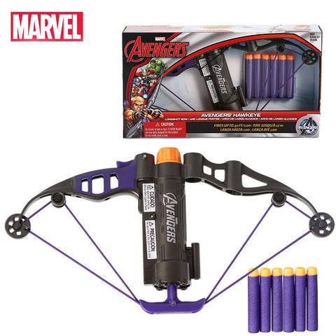 Marvel Avengers Hawkeye Longshot Bow Clinton Francis Barton Toy Gun Bullets Action Figure